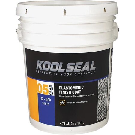Kool Seal Kool Seal KS0063000-20 5 gal Elastomeric Finish Coat; White KS0063000-20